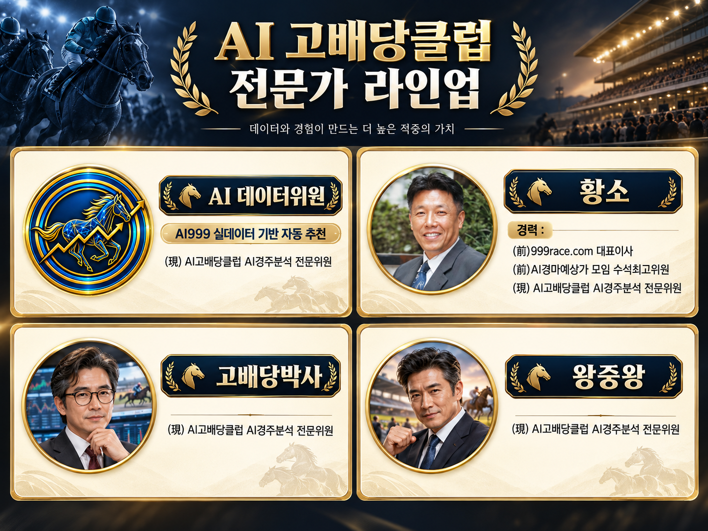 AI 고배당클럽 전문가 라인업 전체 이미지